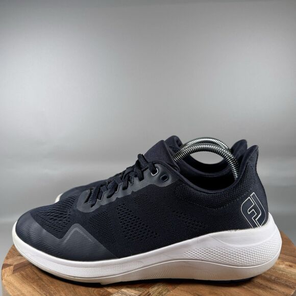 FootJoy Golf Shoe FJ Flex Spikeless Size 8 W Blue 56140 Lace Up - Picture 3 of 8